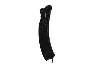 Emerald Knife — 3D render of the melee model, shown from the side
