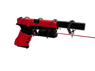G19xbutton — 3D render of the pistol model, shown from the side