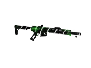 Gar15 — 3D render of the rifle model, shown from the side