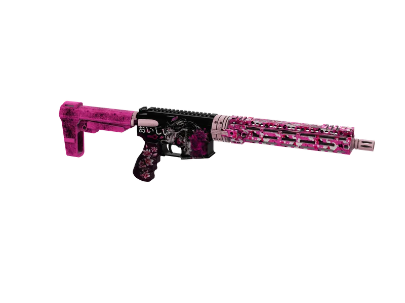 Gau 5a Fem — 3D render of the rifle model, shown from the side