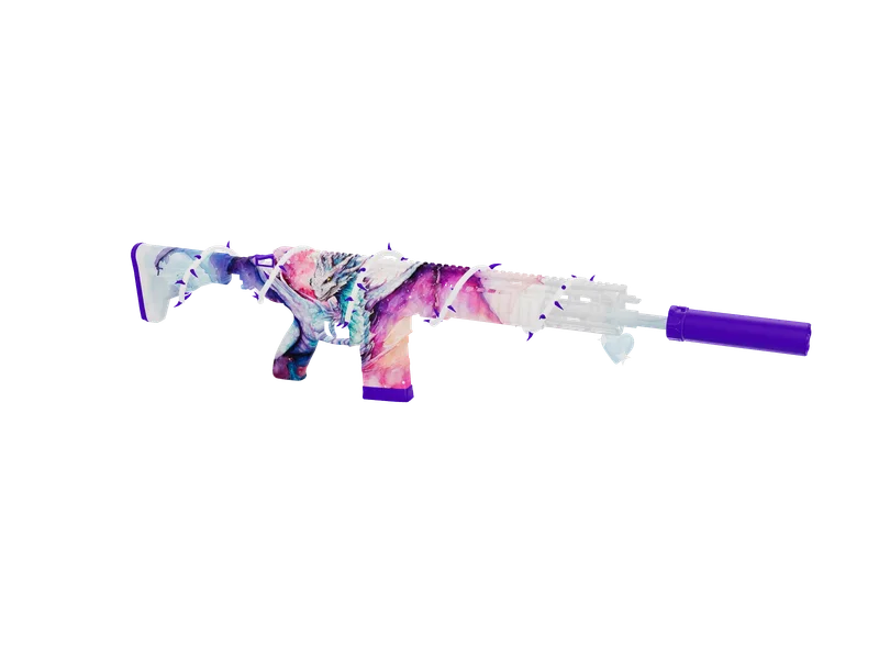 Girlysig — 3D render of the smg model, shown from the side
