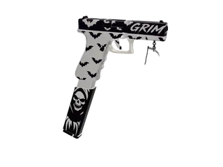 Grimreaper — 3D render of the pistol model, shown from the side