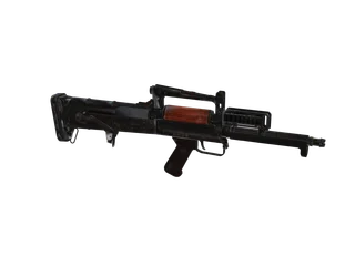 Groza — 3D render of the rifle model, shown from the side