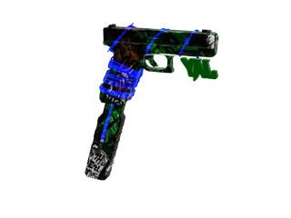 Jay — 3D render of the pistol model, shown from the side