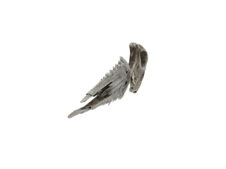 Knifehall — 3D render of the melee model, shown from the side