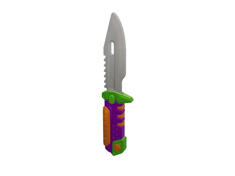 Knifetoy — 3D render of the melee model, shown from the side