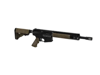 M4a1 Mod — 3D render of the rifle model, shown from the side