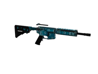 M4a5v2 — 3D render of the rifle model, shown from the side