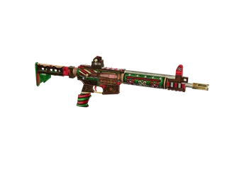 M4chocolate — 3D render of the rifle model, shown from the side