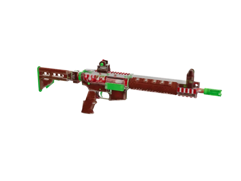 M4ginger — 3D render of the rifle model, shown from the side