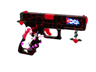 Mmbg40 — 3D render of the pistol model, shown from the side