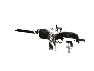 Mp7 Gothic weapon skin preview