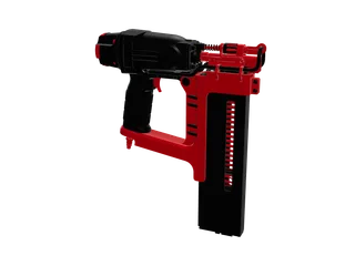 Nailgun — 3D render of the pistol model, shown from the side