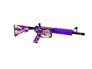 Neva — 3D render of the rifle model, shown from the side