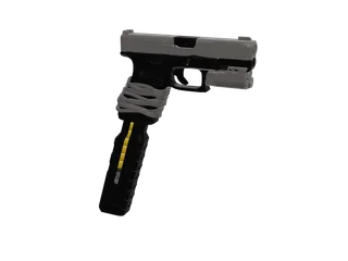 Pg23wing — 3D render of the pistol model, shown from the side