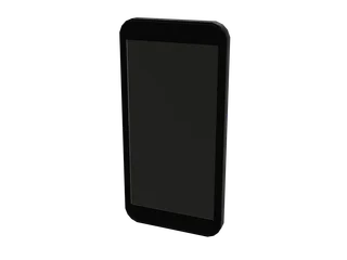 Phone — 3D render of the other model, shown from the side