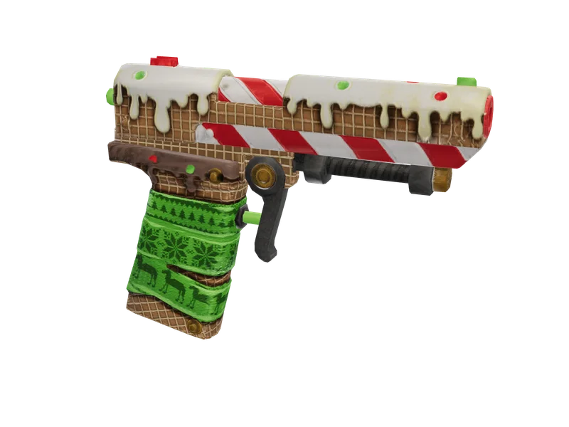 Pistolcandy — 3D render of the pistol model, shown from the side