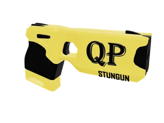 Qpstun — 3D render of the pistol model, shown from the side