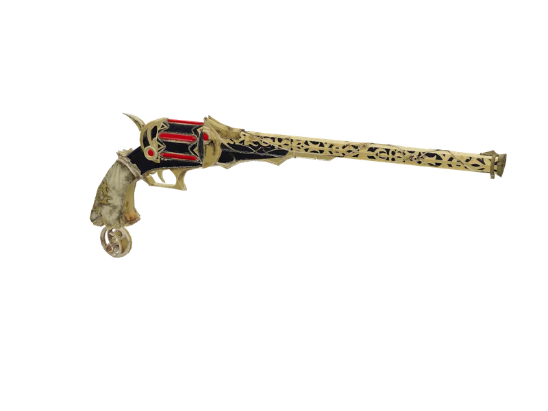 Revovamp — 3D render of the pistol model, shown from the side