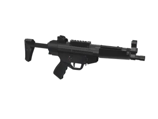 Rx9 Shadow — 3D render of the smg model, shown from the side