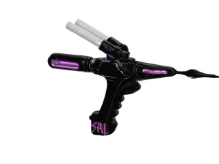 Salskarma — 3D render of the pistol model, shown from the side