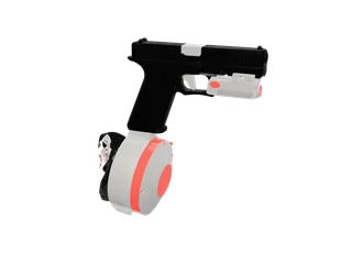 Screamglock17 — 3D render of the pistol model, shown from the side