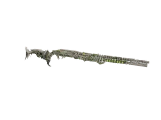 Shothall — 3D render of the shotgun model, shown from the side