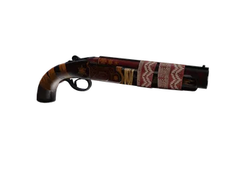 Shotpaj — 3D render of the shotgun model, shown from the side