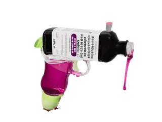 Sleepy — 3D render of the pistol model, shown from the side
