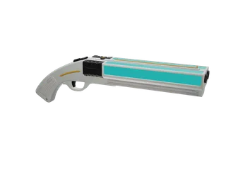 Slimaq — 3D render of the shotgun model, shown from the side