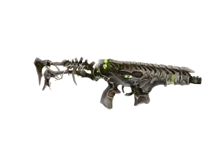 Smghall — 3D render of the smg model, shown from the side