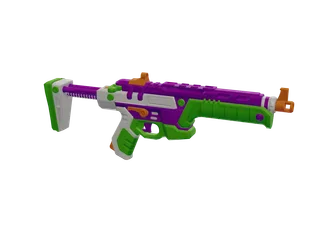Smgtoy — 3D render of the smg model, shown from the side