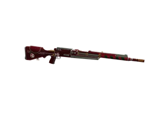Snimas — 3D render of the sniper model, shown from the side