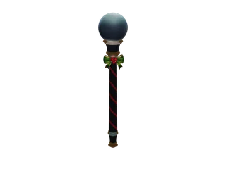 Snowxmas — 3D render of the melee model, shown from the side