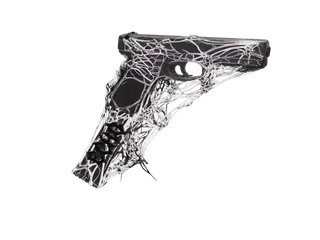 Spidersense — 3D render of the pistol model, shown from the side