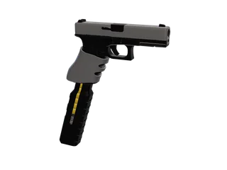 Strpg17grip — 3D render of the pistol model, shown from the side