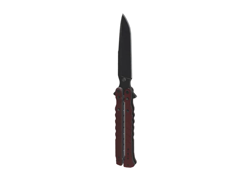 Tactical Butterfly — 3D render of the melee model, shown from the side