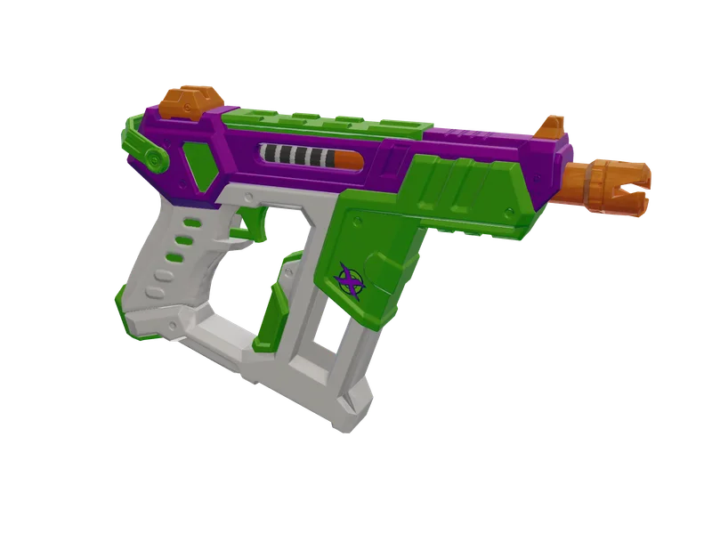 Tectoy — 3D render of the smg model, shown from the side