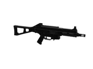 UMP — 3D render of the pistol model, shown from the side
