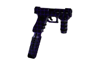 Vision Glock — 3D render of the pistol model, shown from the side