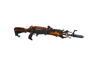 Pumpkinleoshop — 3D render of the rifle model, shown from the side
