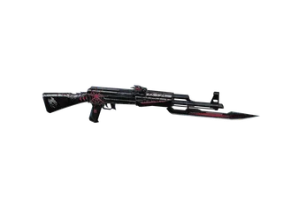 Spiderak — 3D render of the rifle model, shown from the side