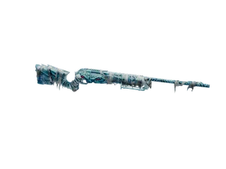 Awmfrost Supp — 3D render of the sniper model, shown from the side