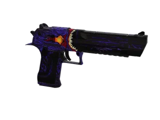 Desert Supp — 3D render of the pistol model, shown from the side