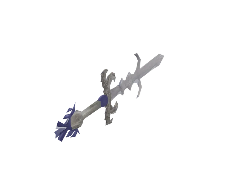 Armagodsword — 3D render of the melee model, shown from the side