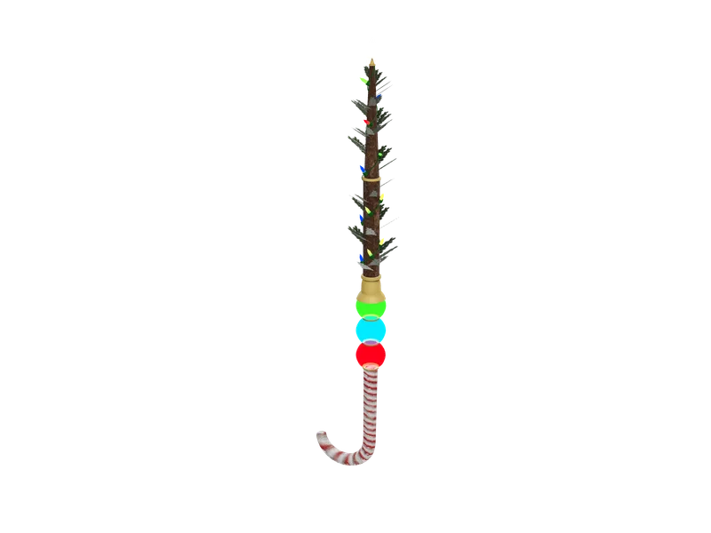 Batxmas — 3D render of the melee model, shown from the side