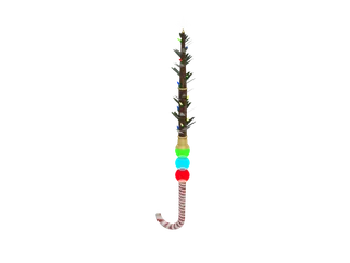 Batxmas — 3D render of the melee model, shown from the side