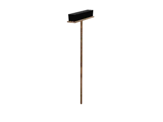 Broom — 3D render of the melee model, shown from the side