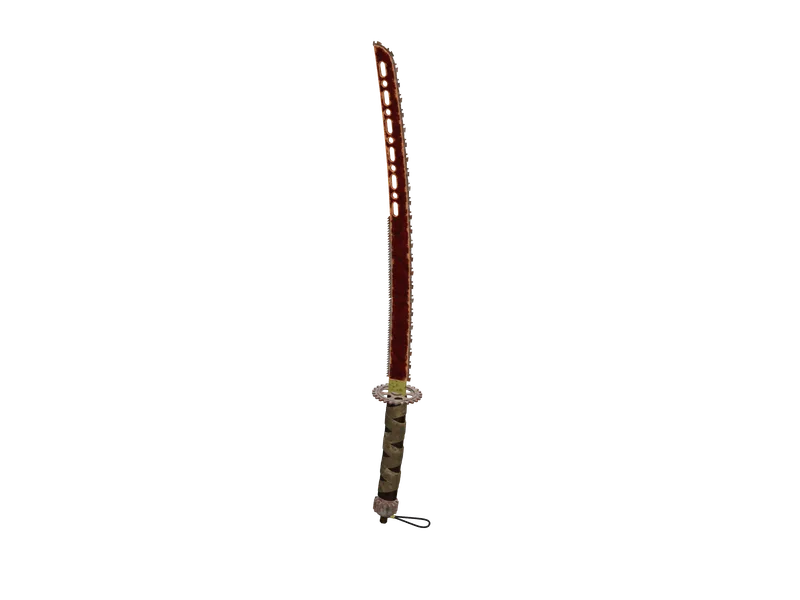 Chainsawsword 01 — 3D render of the melee model, shown from the side