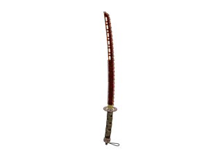 Chainsawsword 01 — 3D render of the melee model, shown from the side